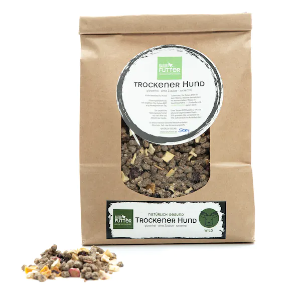 Naturfutter BARF kuivtoit hirv/metskits 500gr
